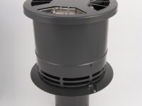 BlueChimney røgsuger med rund flange - sort