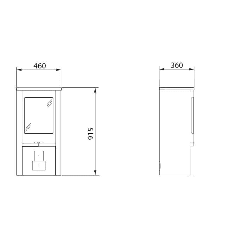 Contura 810 Style - Sort style - Billede 2
