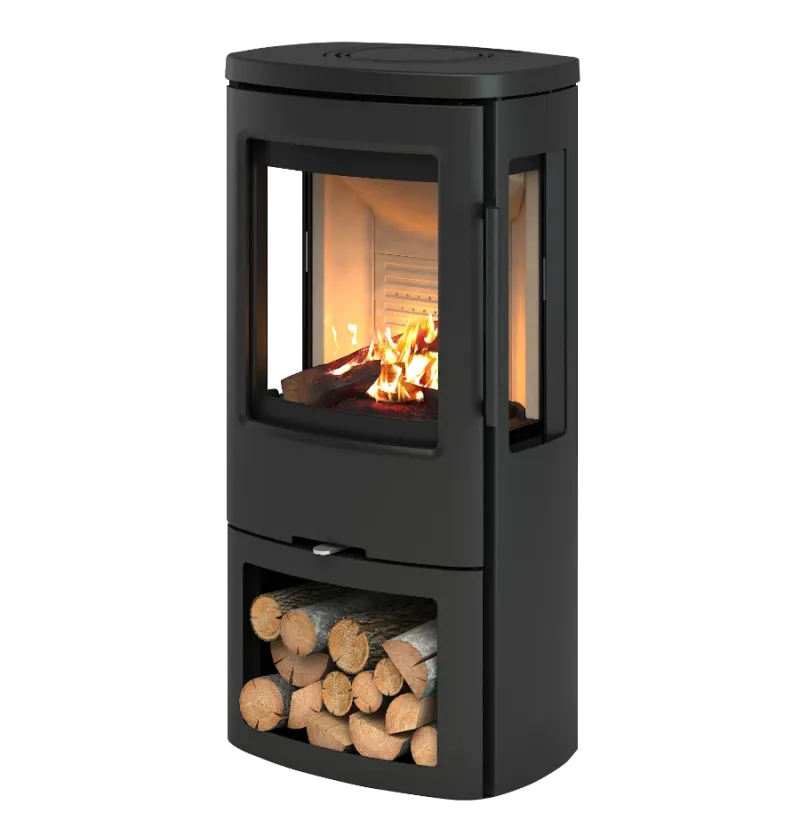 Brændeovn TT44G med side glas